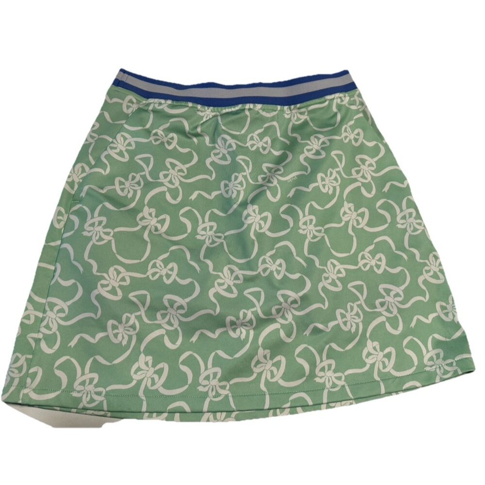 Ralph Lauren Polo Ladies XS Tennis Golf Pickleball skort stretch Pull On Bows